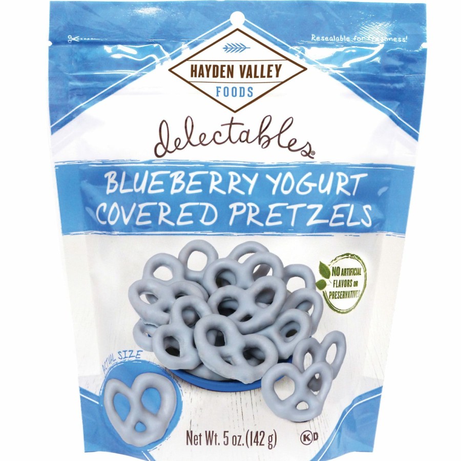 Wholesale Hayden Valley Blueberry Yogurt Pretzels, 5Oz