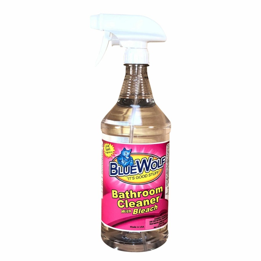 Best Blue Wolf Bathroom Cleaner 32Oz Spray Bottle Bw-Bcq Bathroom Cleaners