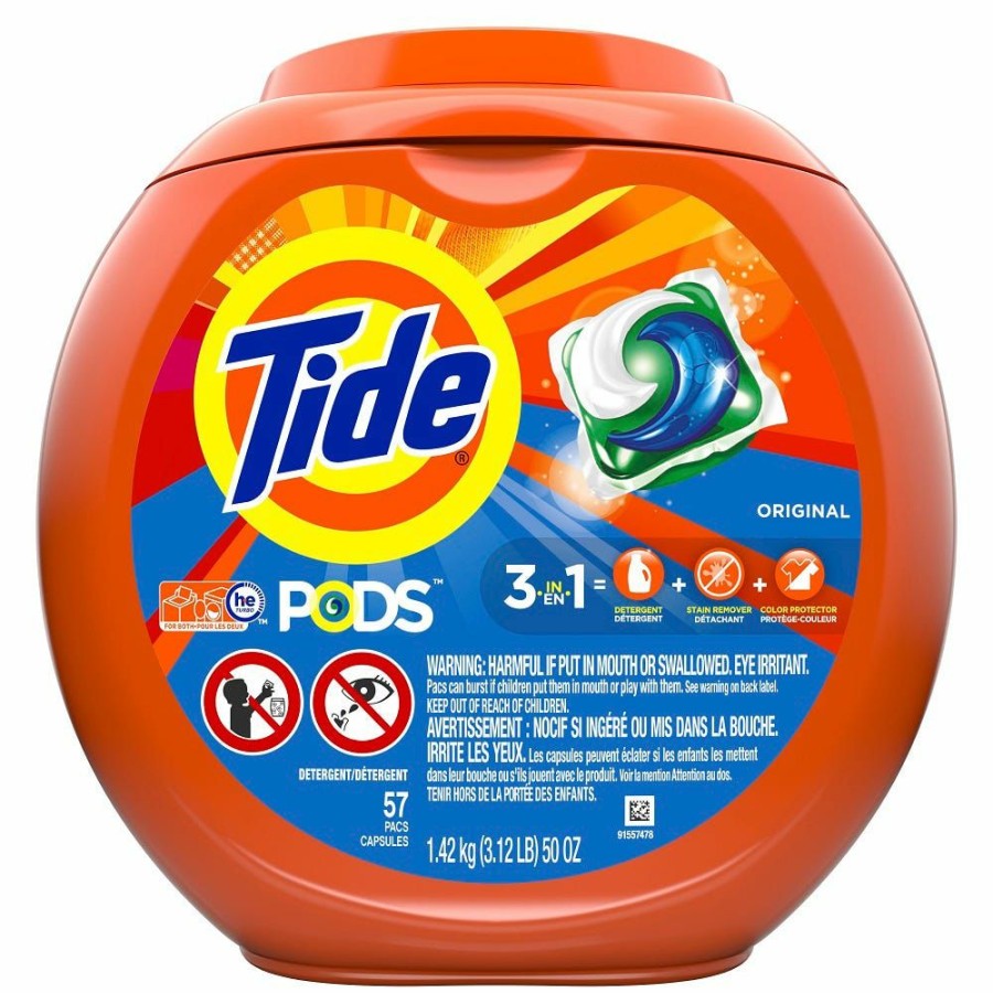 Wholesale Procter And Gamble Distributing Tide Pods Original 57 Ct Laundry Detergent