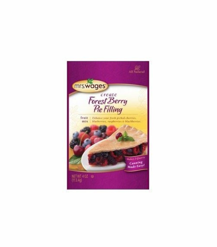 Hot Mrs. Wages Forest Berry Pie Filling Mix, 4 Oz. Canning Ingredients