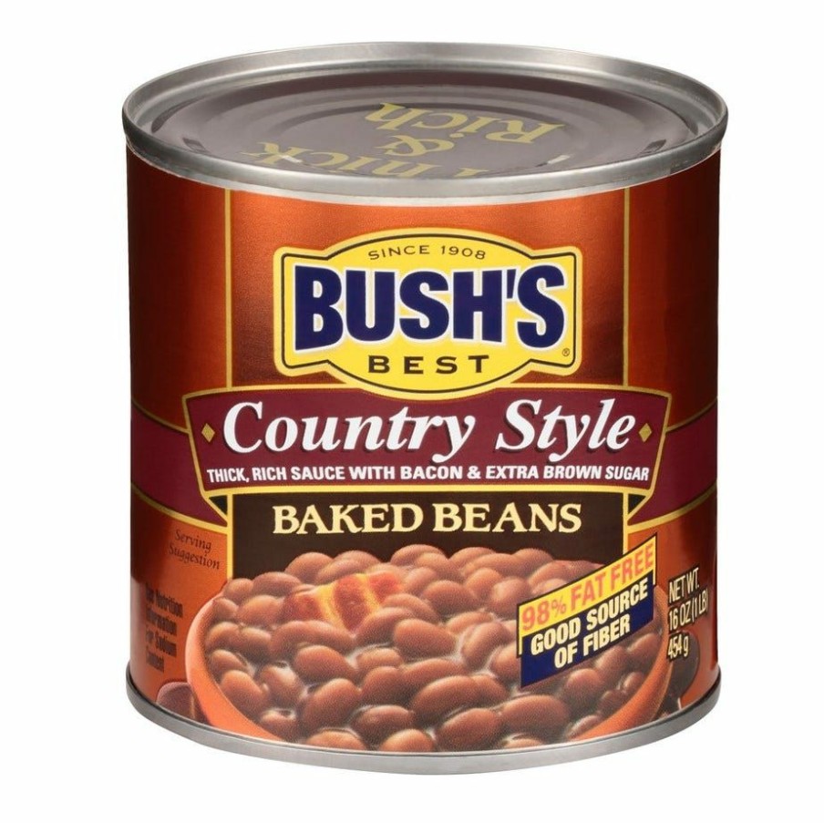 Hot Bush'S Country Style Baked Beans, 16 Oz. Canned Goods & Soups