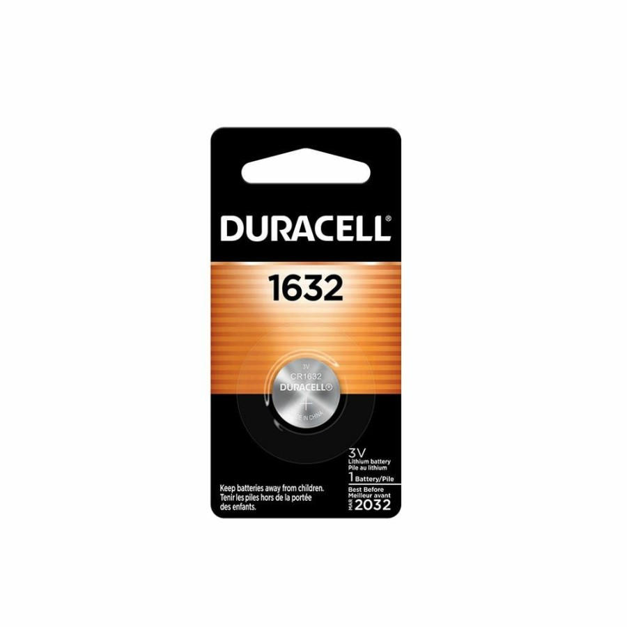 Wholesale Duracell 1632 3V Lithium Coin Battery, 1 Pack Household Batteries