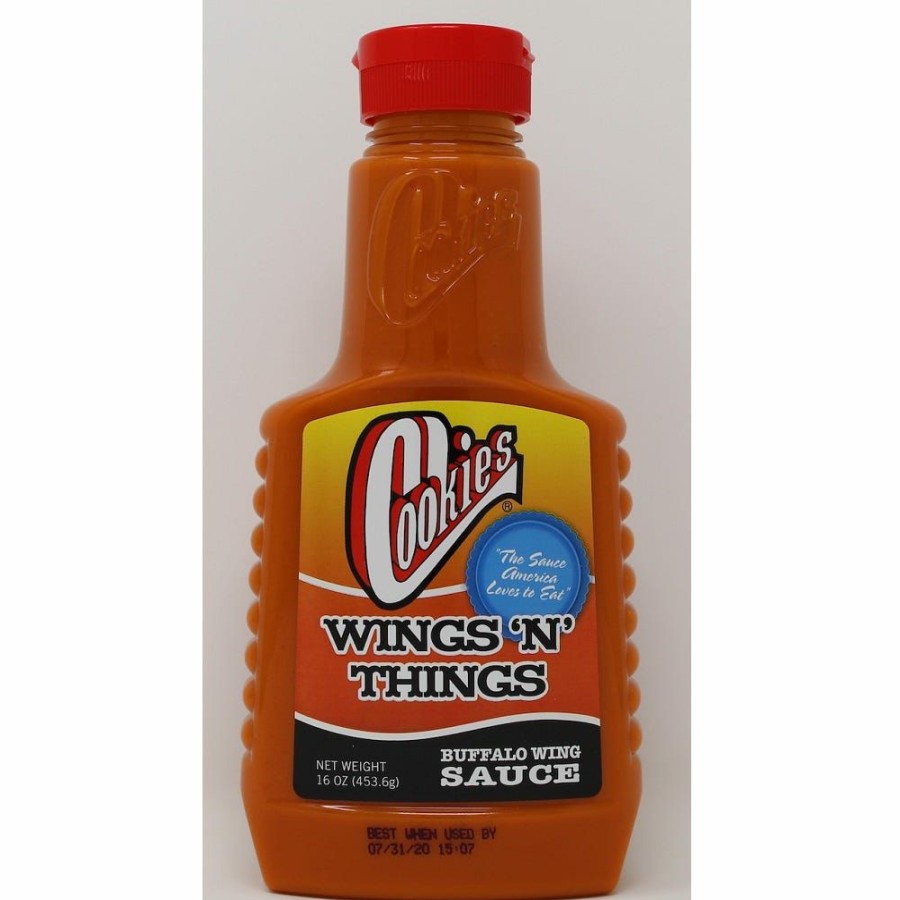 Best Cookies Original Cookies Wings-N-Things Hot Sauce, 16 Oz. Condiments & Sauces