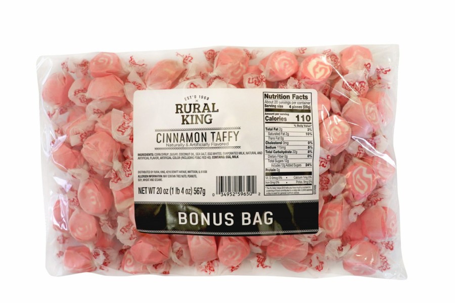 New Rural King Cinnamon Taffy Bonus Bag Candy & Gum