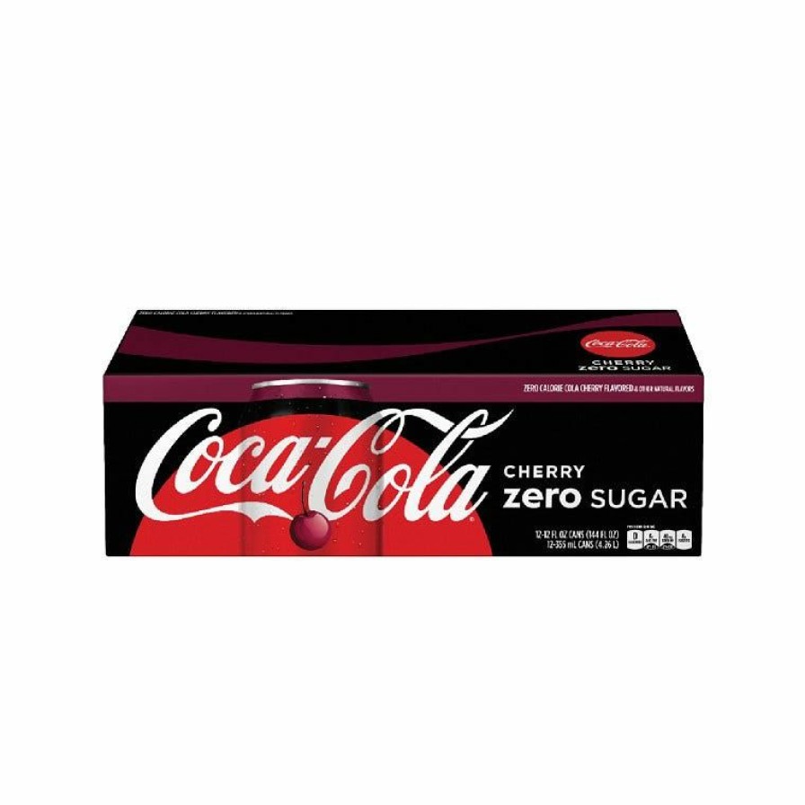 Wholesale Coca-Cola Cherry Coca -Cola Zero, 12 Pack 12 Fl. Oz. Cans Soda