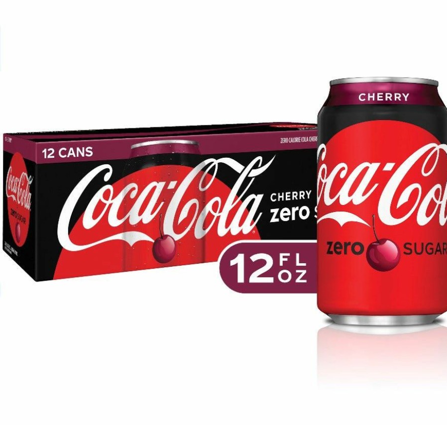 Wholesale Coca-Cola Cherry Coca -Cola Zero, 12 Pack 12 Fl. Oz. Cans Soda