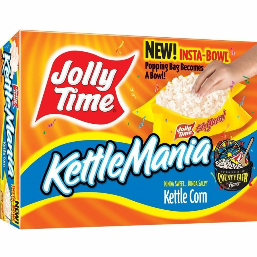 Best Jolly Time Kettlemania Kettle Corn Flavored Microwave Popcorn, 3 Pack 637