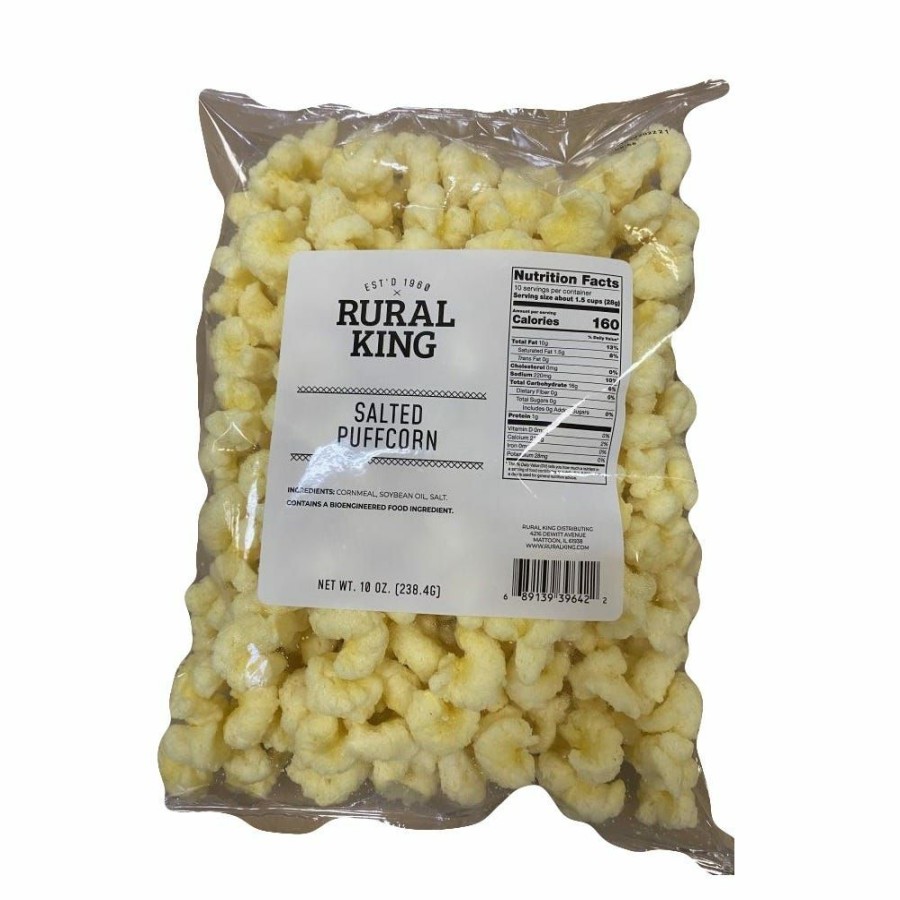 Wholesale Rural King Salted Puffcorn, 10 Oz. Bag Popcorn