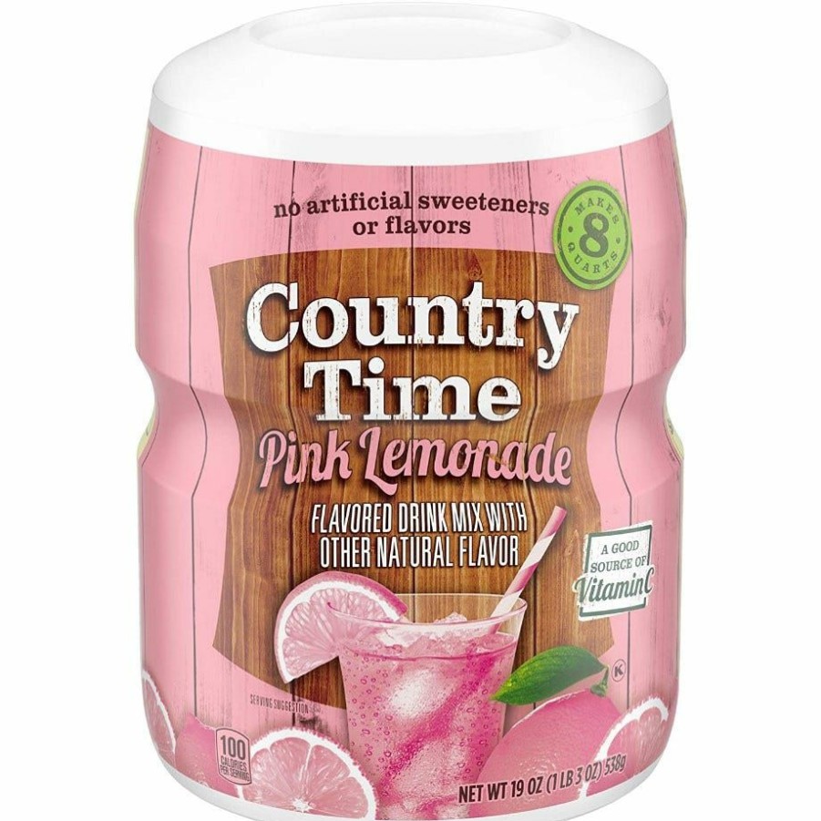 Hot Country Time Pink Lemonade Drink Mix, 19 Oz.