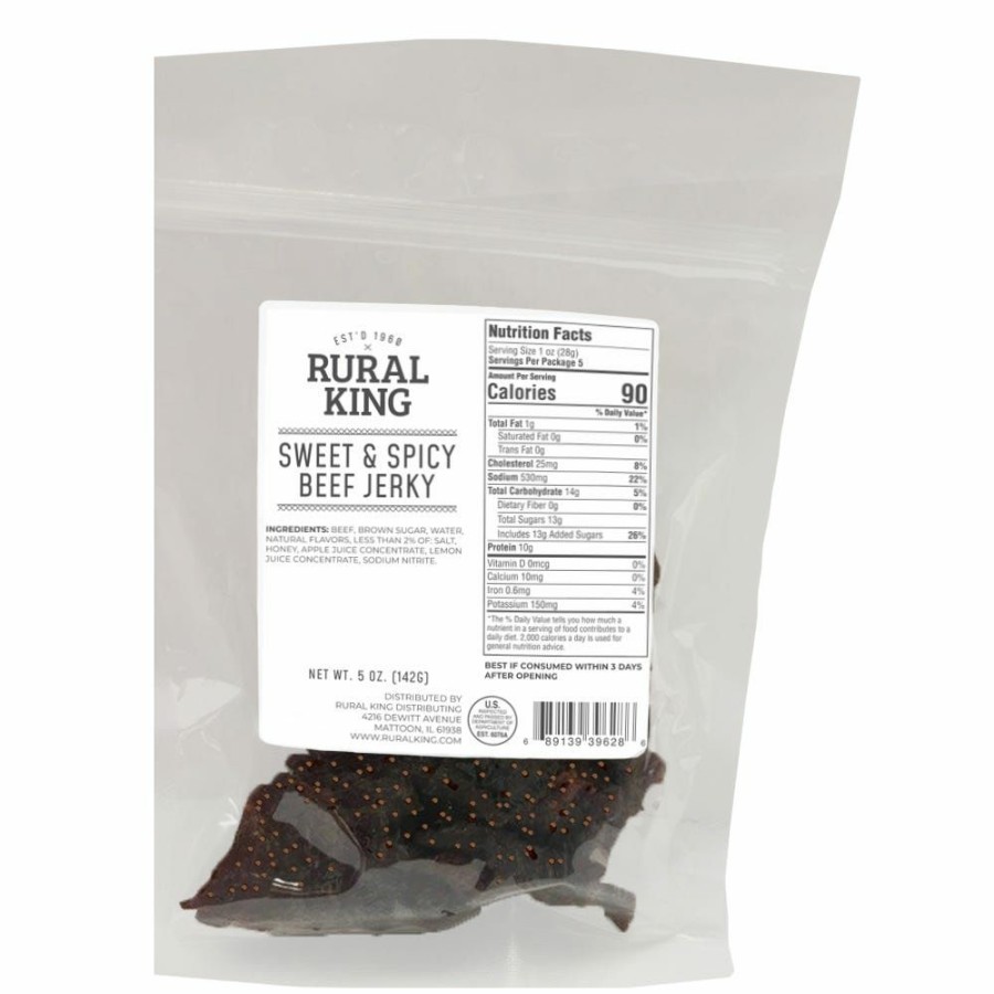 New Rural King 5Oz Sweet & Spicy Jerky