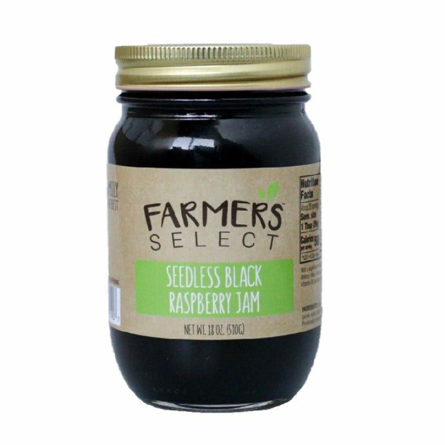 Best Farmer'S Select Farmers Select Seedless Black Raspberry Jam, 18 Oz. Spices & Seasonings