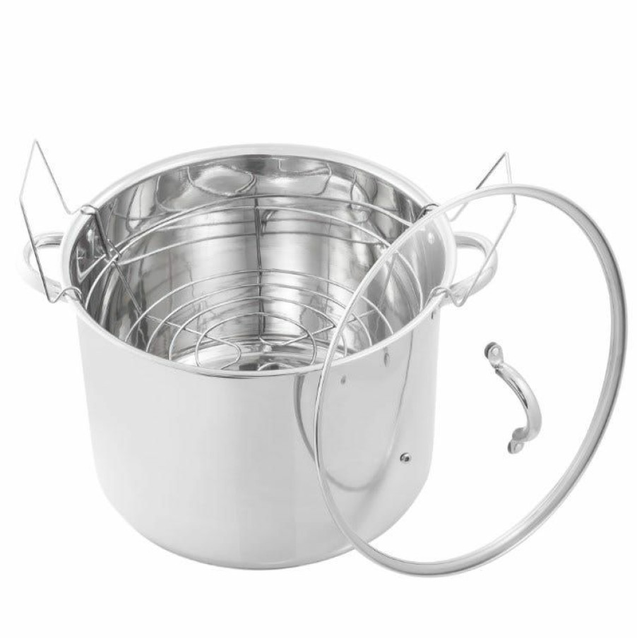 Wholesale Mcsunley Stainless Steel 21.5 Qt Canner With Rack 620 Canning Appliances