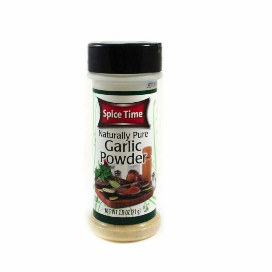 Best Various Brands Spice Time Garlic Powder, 2.5 Oz. Spices & Seasonings