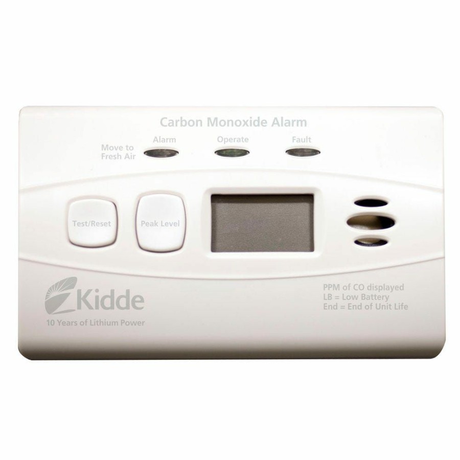 New Kidde C3010D Worry-Free 10 Yr Sealed Battery Co Alarm With Digital Display 21010047 Detectors & Alarms