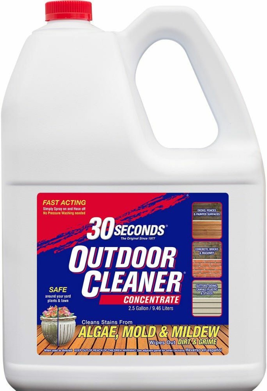 Clearance 30 Seconds Cleaners 30 Seconds Outdoor Cleaners 2.5 Gallon 2.530S Outdoor Cleaning