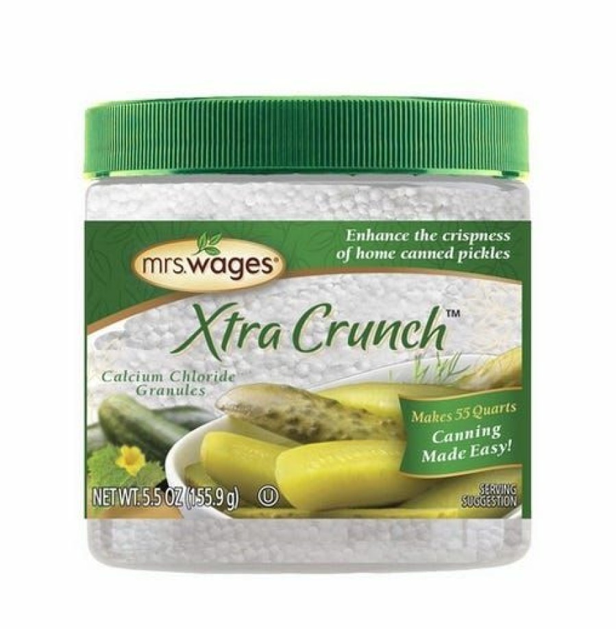 Clearance Mrs. Wages Xtra Crunch Calcium Chloride Granules, 5.5 Oz. Canning Ingredients