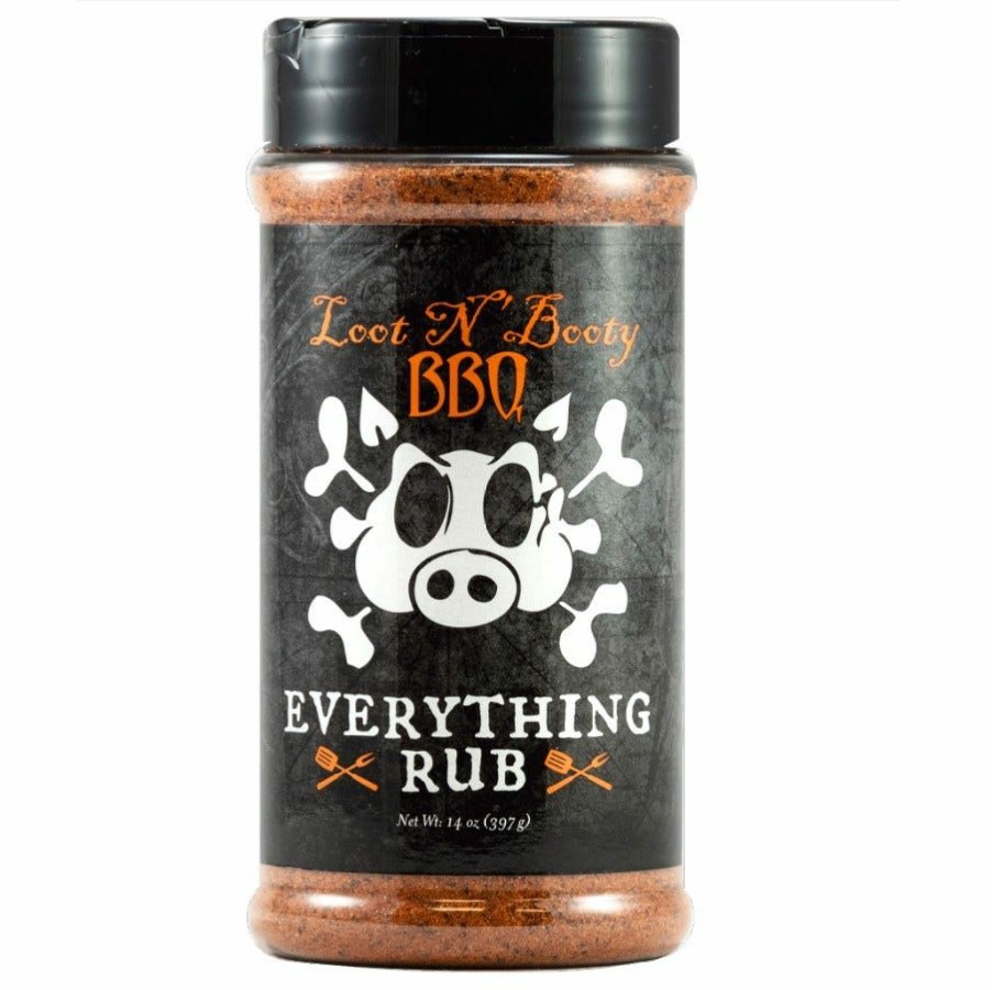 New Loot N Booty Loot N' Booty Bbq Everything Rub, 14 Oz. Spices & Seasonings