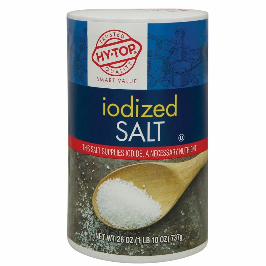 Hot Hytop Salt Iodized, 26 Oz. Spices & Seasonings