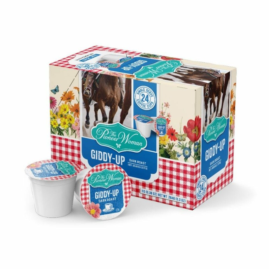 Best The Pioneer Woman Giddy-Up Single Serve Coffee Cups, 24 Count Coffee Supplies