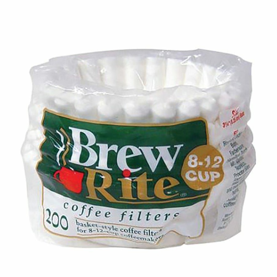 Wholesale Brew Rite Brewrite 8-12 Cup Coffee Filter 200 Count 45-201A Coffee Supplies