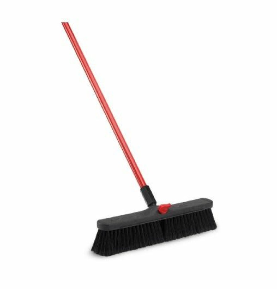 Best Libman 18 Smooth Surface Push Broom Brooms & Mops