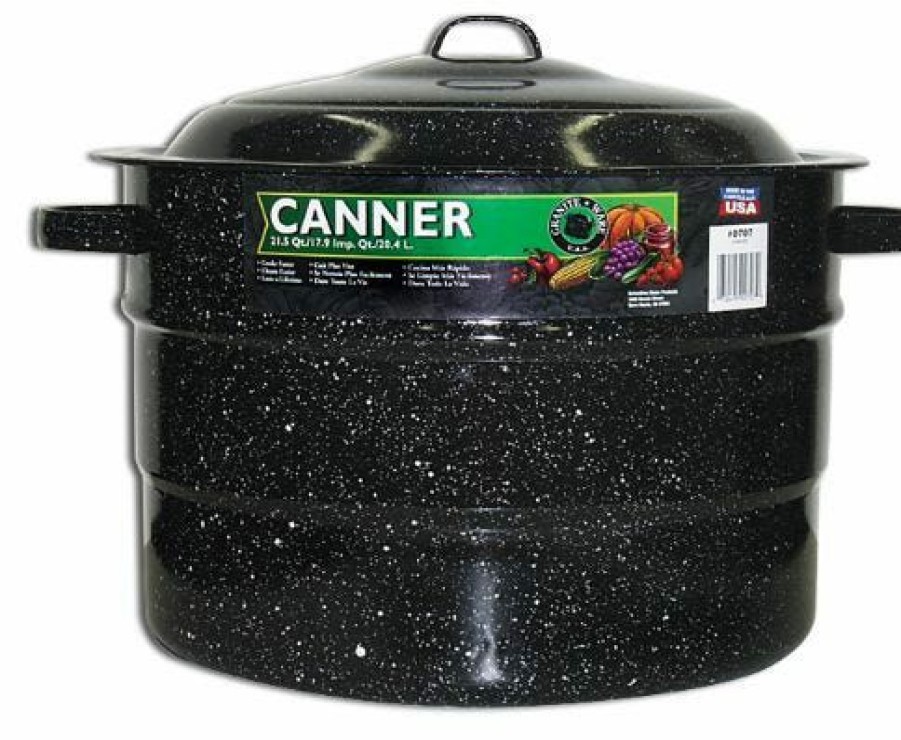 Online Granite Ware 21.5 Qt Canner With Jar Rack 0707-3 Canning Appliances