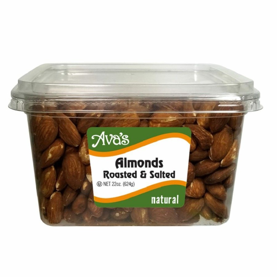 Wholesale Ava'S Snacks Natural Roasted And Salted Almonds, 22 Oz.