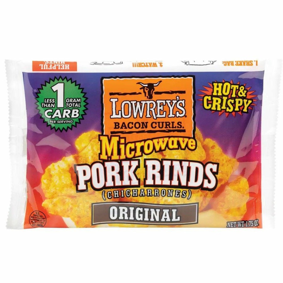 Best Lowrey'S Original Microwave Pork Rinds, 1.75 Oz. Jerky