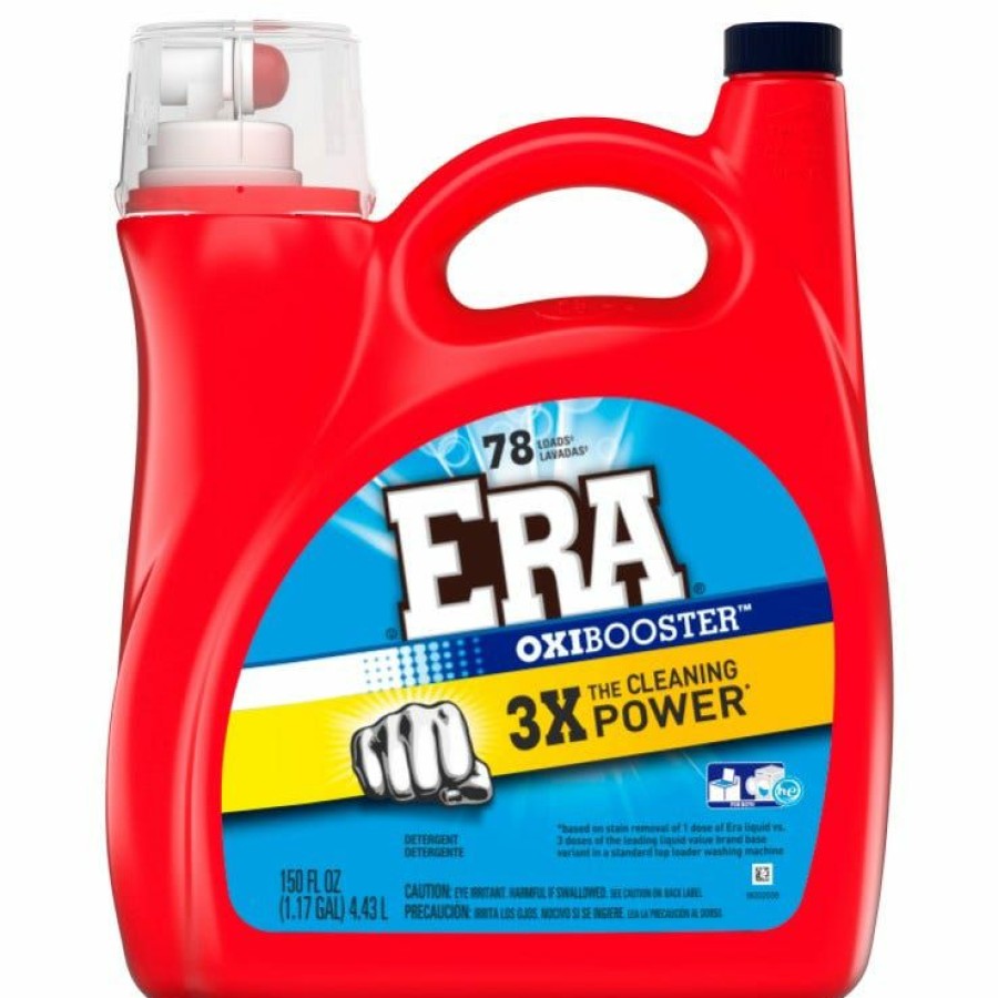 Hot Era With Oxi Booster Liquid Laundry Detergent 150 Fl. Oz. 78 Loads