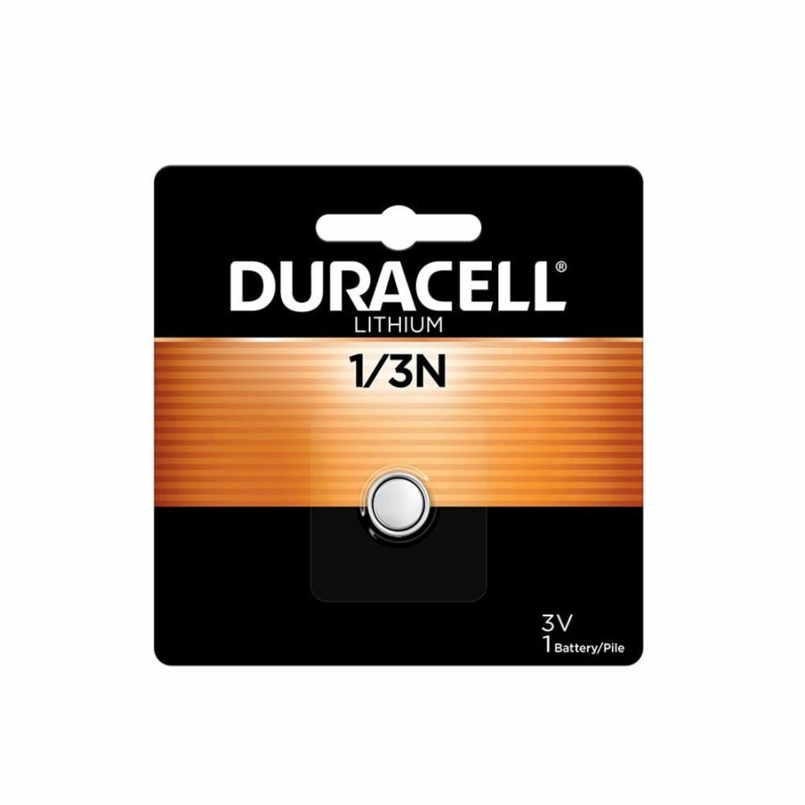 Best Duracell 1/3N 3V Lithium Coin Battery, 1 Pack Household Batteries