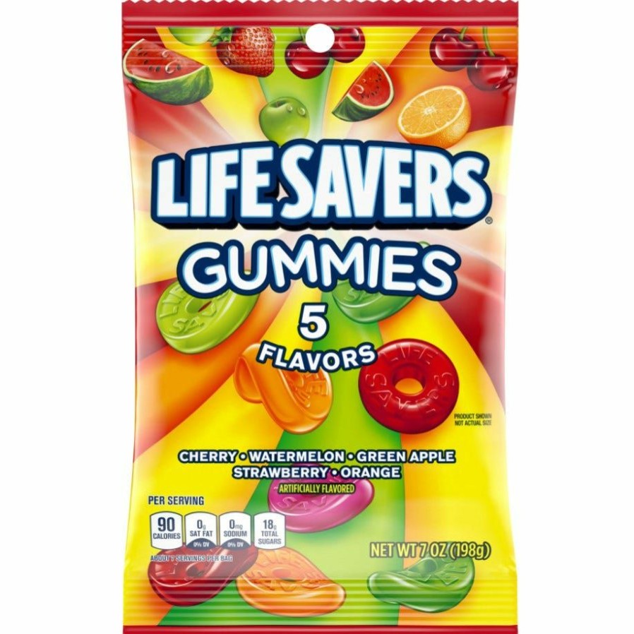 Wholesale Lifesavers Gummies 5 Flavors, 7 Oz. Gummy & Chewy