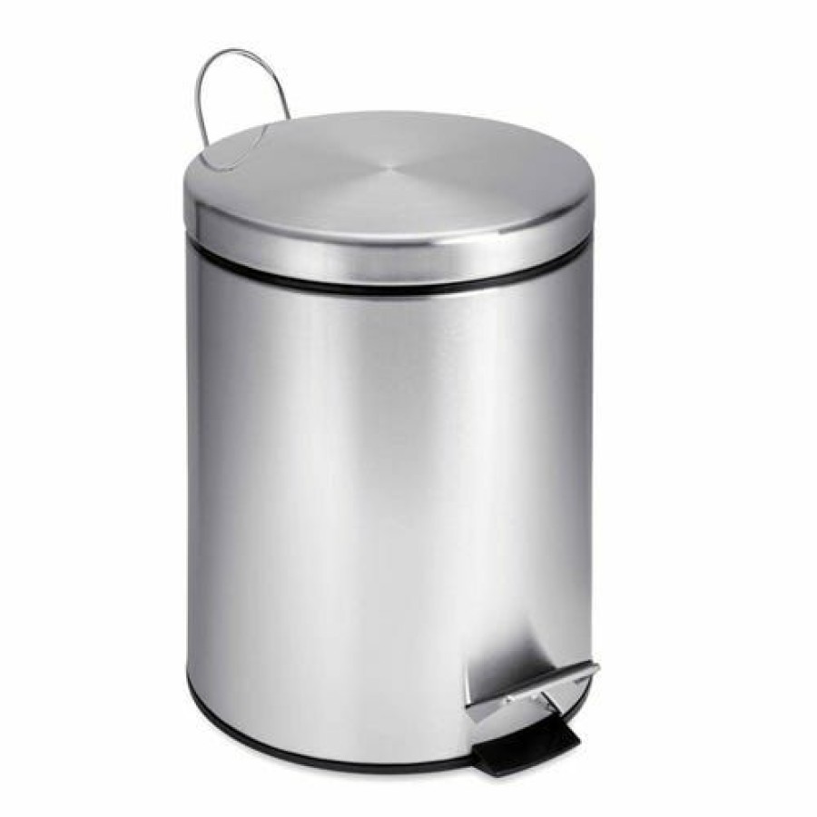 Wholesale Honey-Can-Do Honeycando 5L Round Stainless Steel Step Trash Can Trs01449