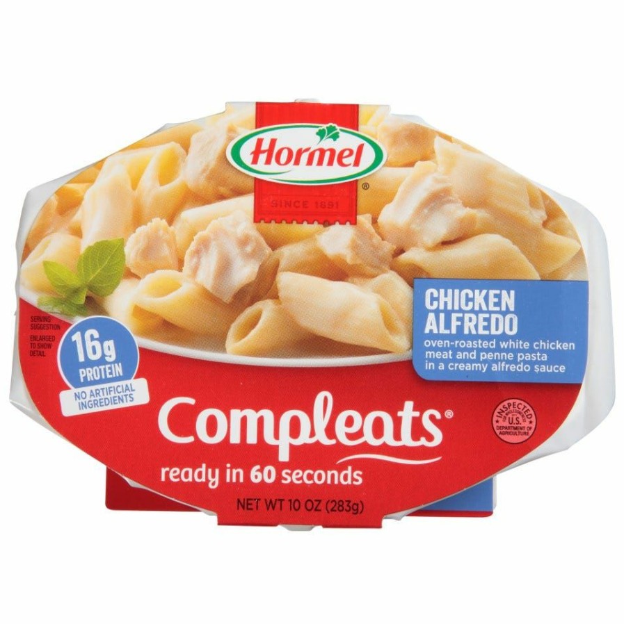 New Hormel Compleats Chicken Chicken Alfredo, 10 Oz. Microwave Meals