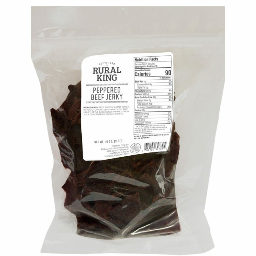 Clearance Rural King 16Oz Peppered Jerky