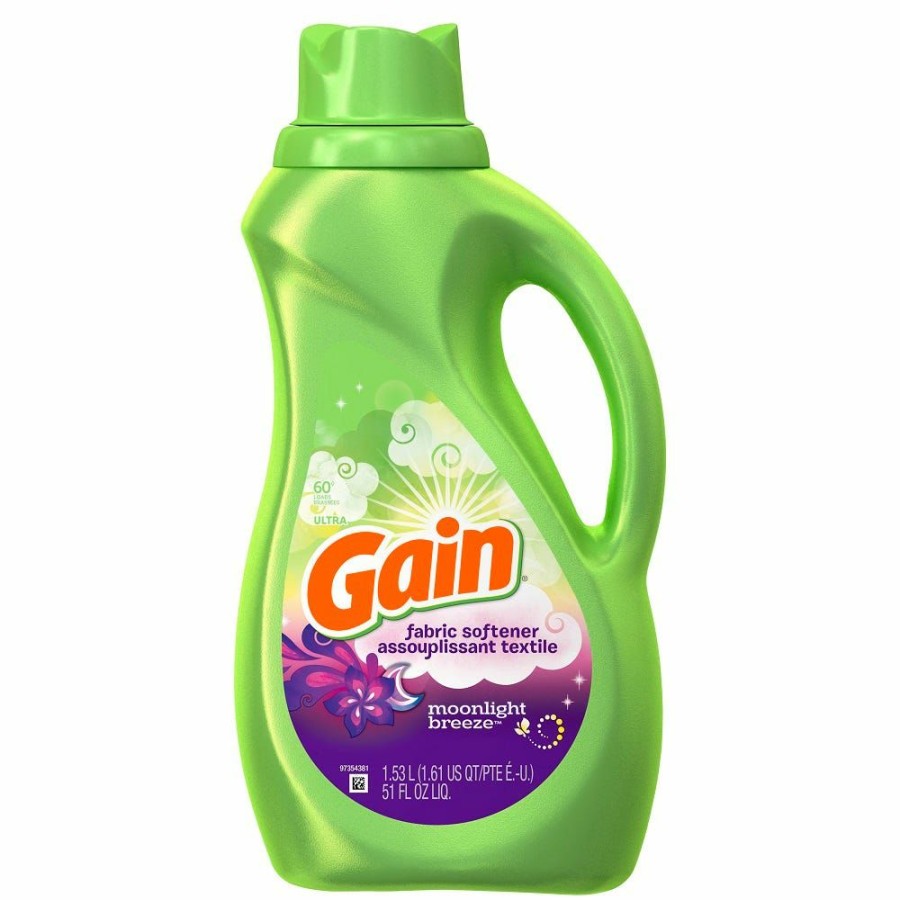 Online Procter And Gamble Distributing Gain Liquid Fabric Softener Moonlight Breeze 51Oz 60Ld Laundry Detergent