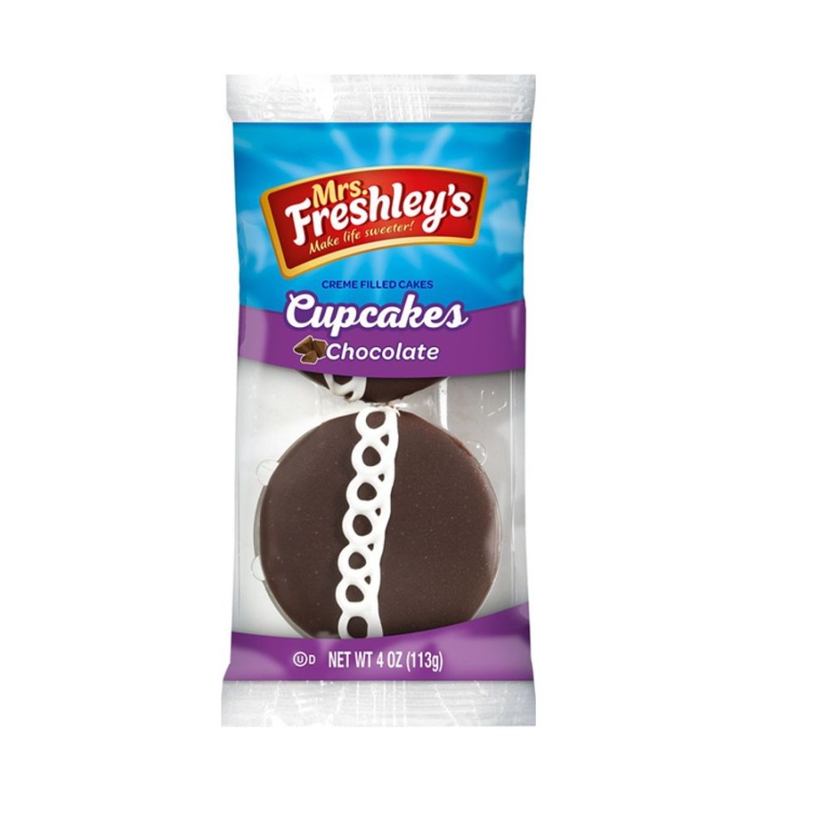 Best Mrs. Freshley'S Mrs Freshley'S Creme Filled Chocolate Cupcakes, 2 Pack Snacks