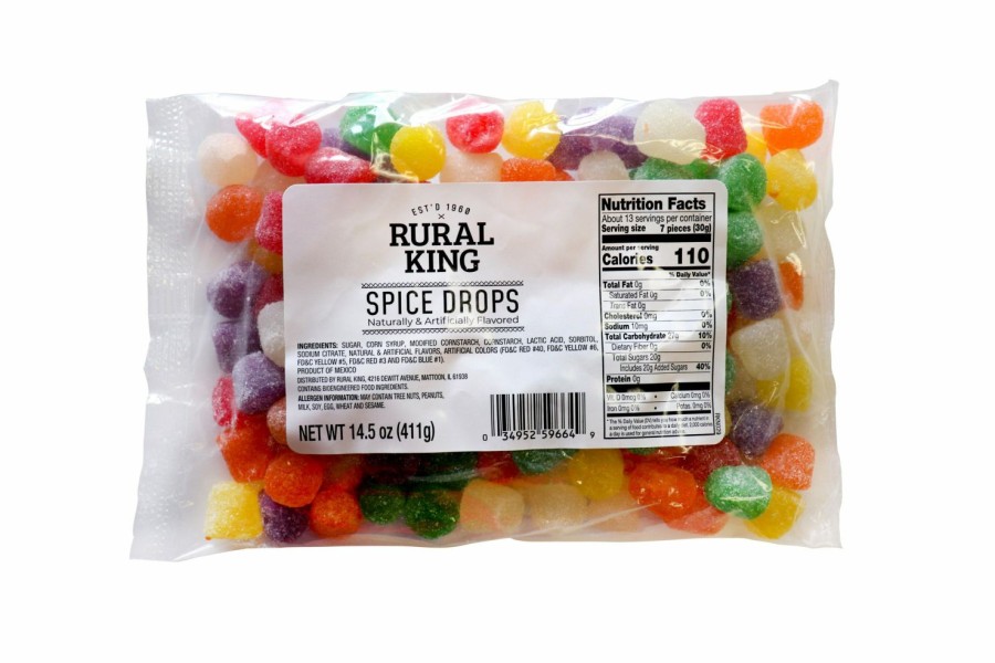 Wholesale Rural King Spice Drops Candy & Gum