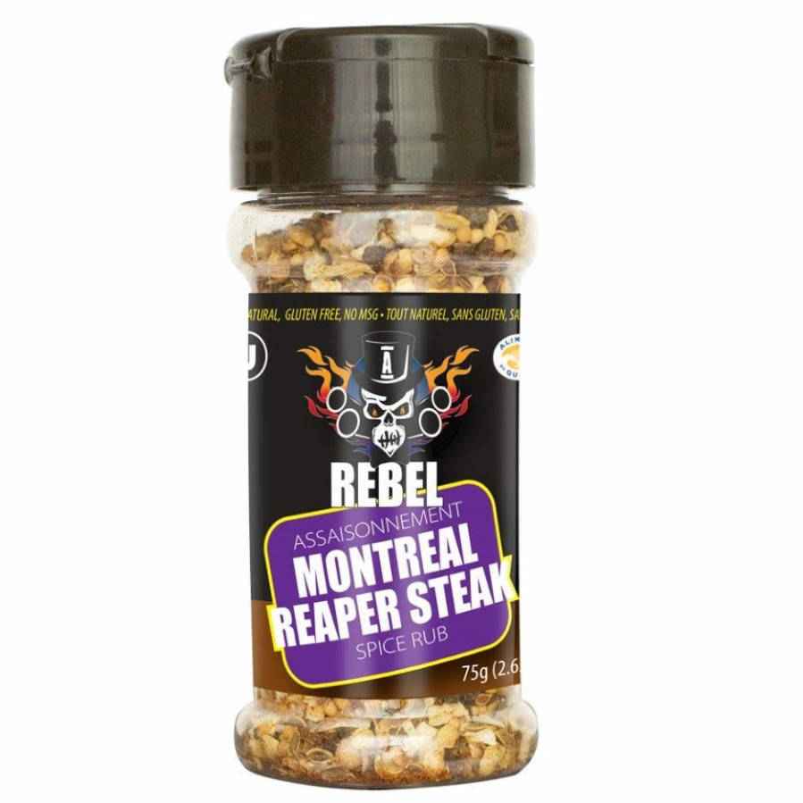 Wholesale Aubrey D. Rebel Montreal Reaper Steak Dry Rub, 2.65 Oz. Condiments & Sauces