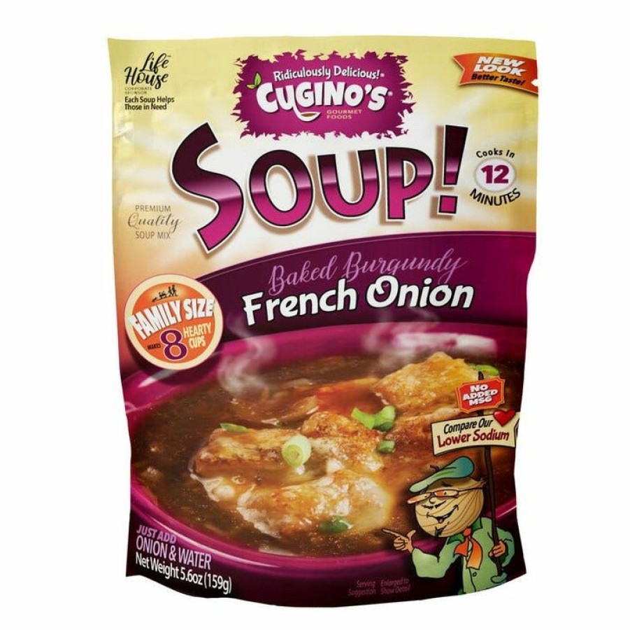 Clearance Cugino'S Gourmet Foods, Inc. Cugino'S French Onion Soup, 5.6 Oz. Canned Goods & Soups