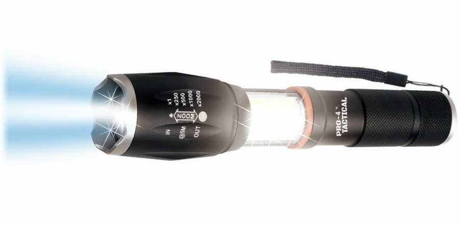 Hot Pro-4 Marketing Pro 4 Marketing Flashlight With Cob Lantern 4967 Flashlights