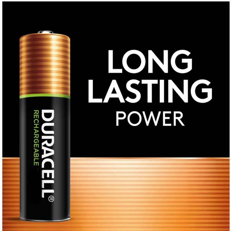 Clearance Duracell Rechargeable Ion Speed 4000 Battery Charger, & 2 Aa & 2 Aaa Batteries Household Batteries