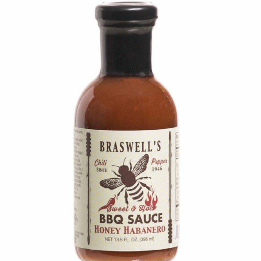 Best Braswell'S Honey Habanero Bbq Sauce, 13.5 Oz. Condiments & Sauces