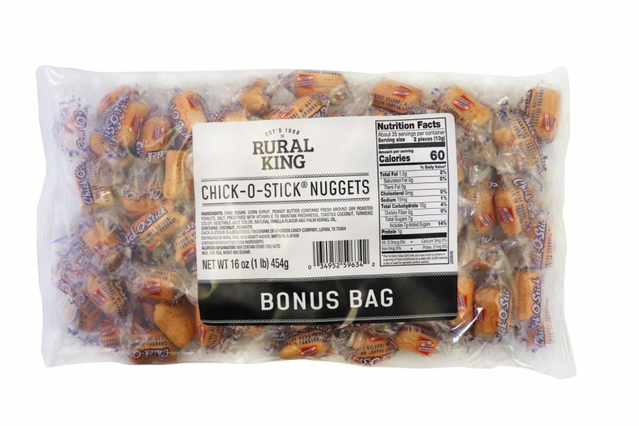 New Rural King Chicko Nuggets Bonus Bag Candy & Gum