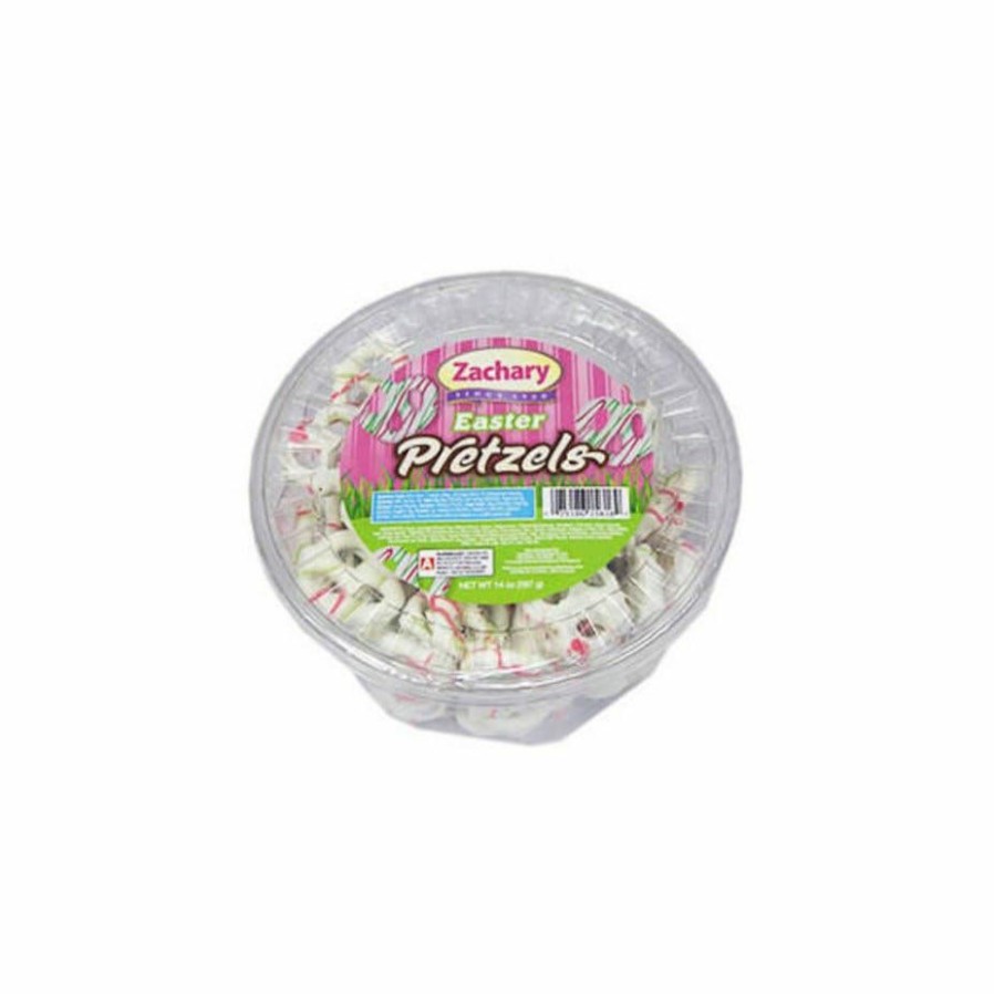 New Zachary Easter Pretzels, 14 Oz. Tub Novelty Treats