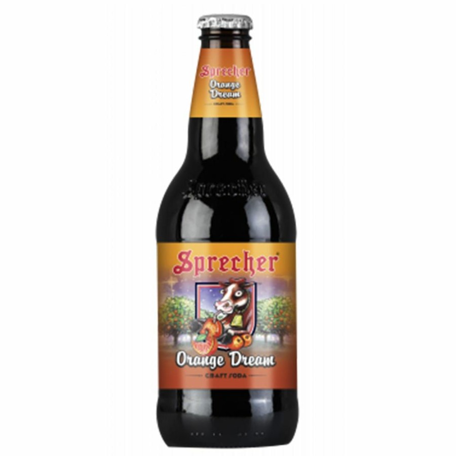 New Sprecher Craft Orange Dream Soda, 16 Oz.