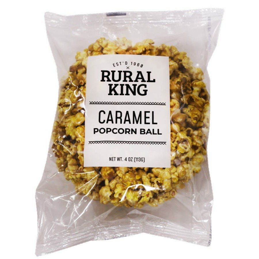 Wholesale Rural King Caramel Popcorn Ball, 4 Oz.