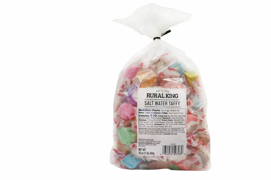 Best Rural King Assorted Salt Water Taffy Tie Top Candy & Gum