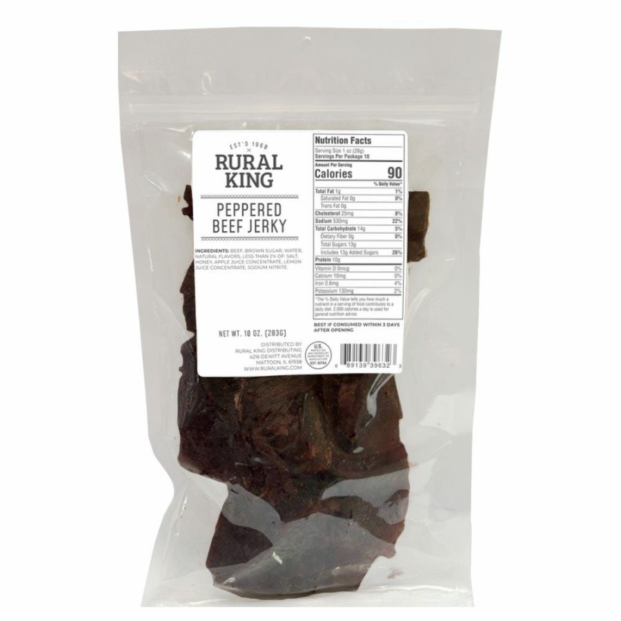 Clearance Rural King 10Oz Peppered Jerky