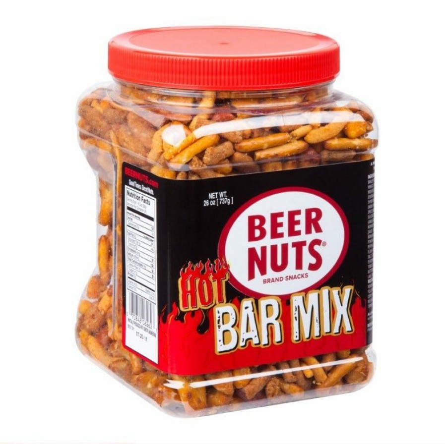 Online Beer Nuts Jar Hot Bar Mix, 26 Oz. Mixed Nuts