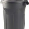 New Various Brands 32 Gallon Heavy Duty Gray Trash Can